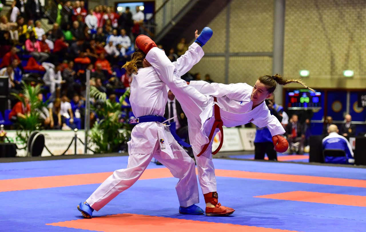 Self-defense training illustration